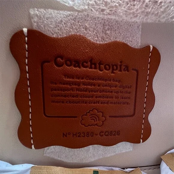 COACH Coachtopia Ergo Bag Caterpillar Print Bag CQ826 NWT AUTHENTIC - Picture 13 of 13